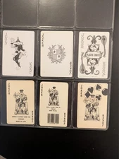 #15 - 6 Different  JOKERS   Single Swap Playing Cards -   Free Ship
