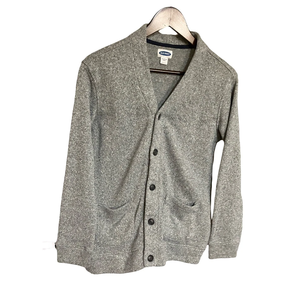 Кардиган Old Navy школьная форма для мальчиков 14/16 хаски вересковый серый - Изображение 3 из 4
