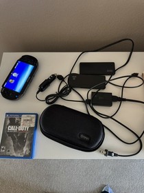 PS Vita PCH-1101 with 120 GB Memory Card, Case, Charger & HENkaku 3.65