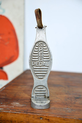 Vintage Pearl Drum Speed Foot Pedal Gasser Hot rod Dragster Cast Aluminum