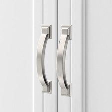 10 Pack 3 Inch 76Mm Brushed Satin Nickel Kitchen Cabinet Handles, Cabinet Pulls