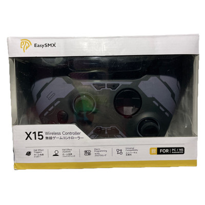 EasySMX X15 Wireless Controller, Hall Effect Sticks, For PC, Switch, Xbox, Apple