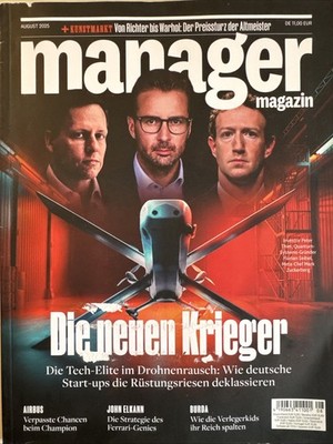 Manager Magazin - Ausgabe August 2025 - 08/2025
