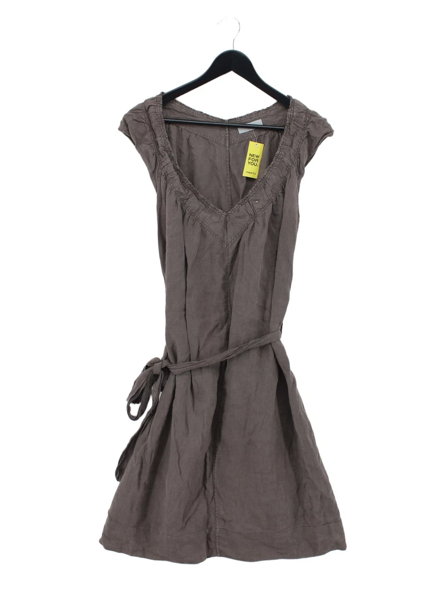 knee length dresses for ladies LEXIA LINEN DRESS