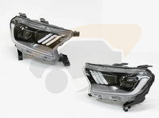 LED Mustang Headlights for Ford Ranger Sequential 2015-2021 XL XLT XLS Wildtrak 