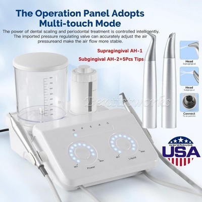 Dental Air Flow Polisher Handpiece Fits EMS AIR-FLOW/LED Ultrasonic Scaler VRN