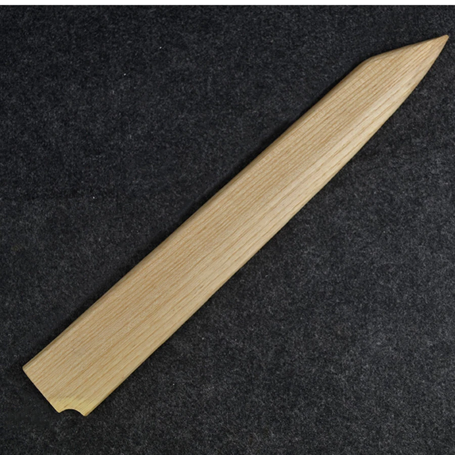 Japanese Chef Knife Sheath Yanagiba Wood Saya Knife Blade Guard Protect Case Bag