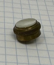 Finger Button, Pan American Cornet & Trumpet, Brass with Pearl