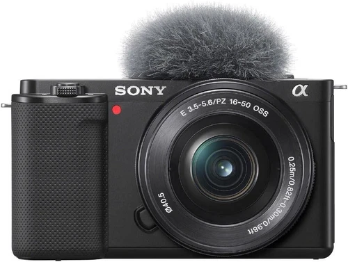 Sony Alpha ZV-E10 25,0 MP Spiegellose Systemkamera -Schwarz 16-50mm Objektiv NEU