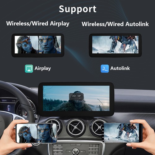 Radio estéreo CarPlay con pantalla táctil de 10,25"" para Benz W176 CLA C117 X117 X156 B W246 - Imagen 10 de 16
