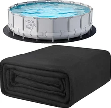 18 Ft Pool Liner Pad, round Pool Liners for above Ground Swimming Pools, Durable