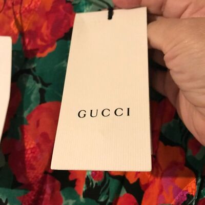 strapless open back dress WW54778] Gucci