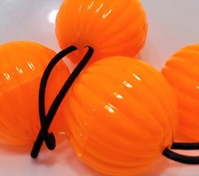 2 pcs ELASTIC PONYTAIL HOLDER JUMBO BEADS GIRL HAIR SCRUNCHIE KNOCKER BALL