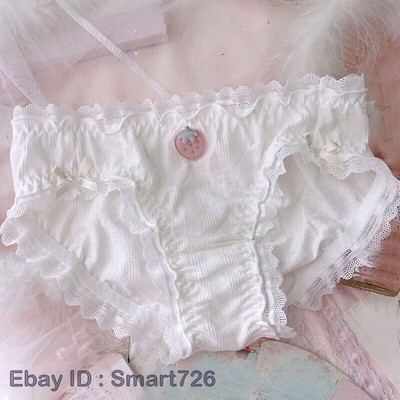 Sweet Mori Girls Japanese Underwear Lolita Underpants Bow Panties Lace Briefs