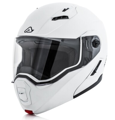 CASCO HELMET MOTO MODULARE APRIBILE ACERBIS DERWEL BIANCO WHITE TG XS | eBay