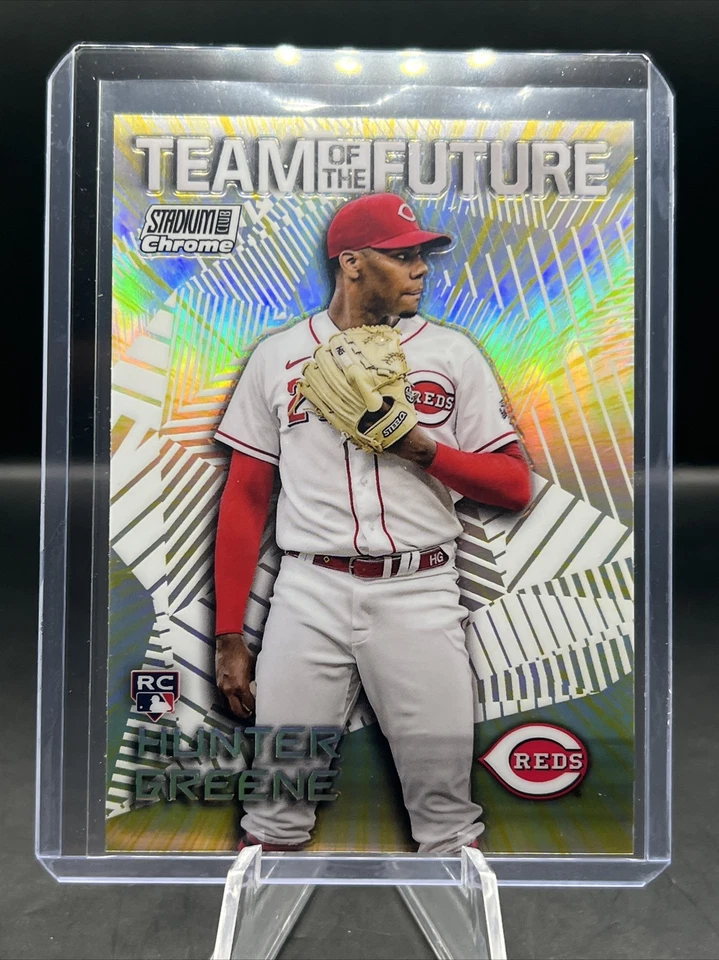 2022 Topps Stadium Club Chrome - HUNTER GREENE TEAM OF THE FUTURE #TOF-20 - Image 2 of 3