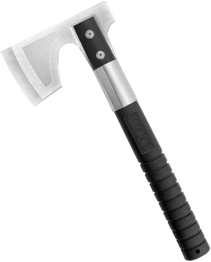 SOG 11.5" Camp Axe Stainless Fixed Head Blade Black GRN Handle Ax CH1001CP