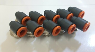  1/4 BSP x 8 mm Schwenkbogen Steckmontage Parallelgewinde metrisch Push Multipack