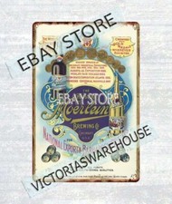 1890s  Brewing  beer  Cincinnati metal tin sign tavern brewery rusticbar 