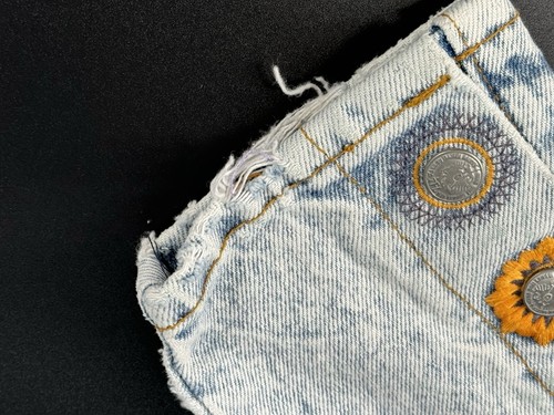 Vintage 1980s Jordache Acid Stone Wash Girls Jeans, Size 5/6 - Picture 10 of 13