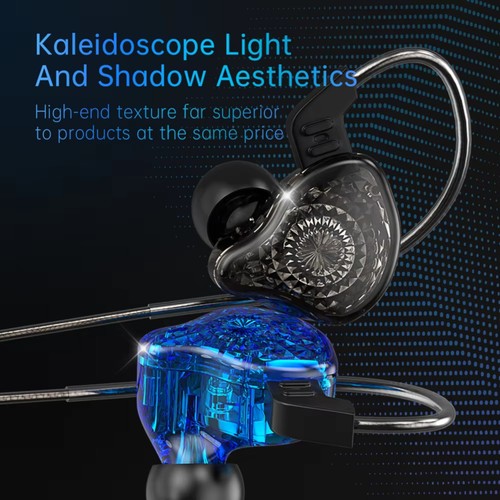 Original 3K K2 HD Professional HiFi Kopfhörer Headset Premium In-Ear Blau - Picture 5 of 9