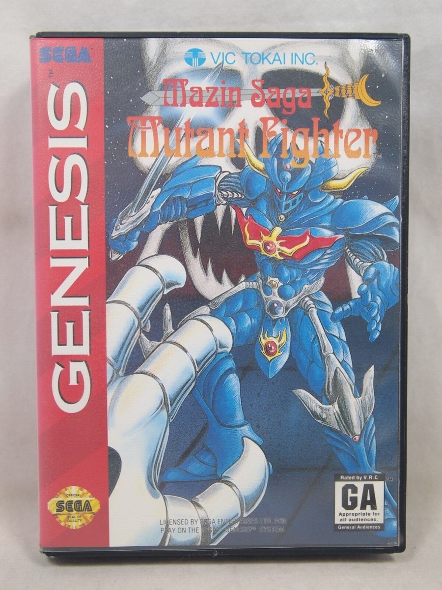 Mazin Saga Mutant Fighter Case (SEGA Genesis) Authentic BOX ONLY