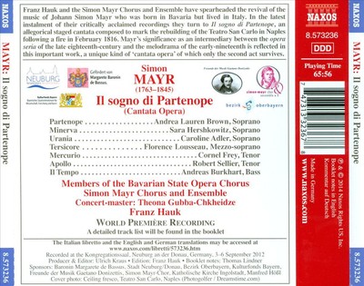SIMON MAYR: IL SOGNO DI PARTENOPE NEW CD
