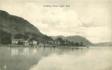 Lochgoilhead Scotland Looking Down Loch Goil OLD PHOTO