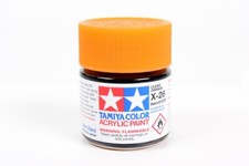 Tamiya 81026 X-26 Clear Orange Acrylic Paint 23ml Large Bottle - US