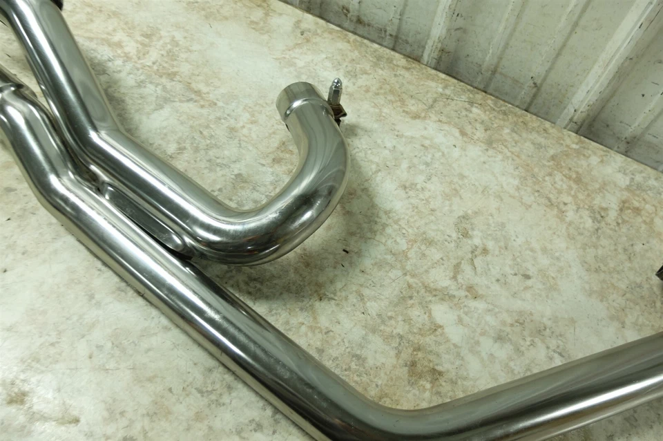 03 Polaris Victory V92 V92C Classic Cruiser muffler pipe exhaust headers - Image 3 of 4