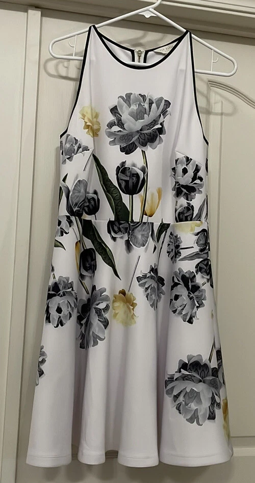 Ted baker shop white skater dress