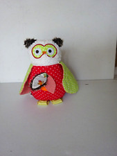 große Käthe Kruse Eule Alba Kuscheltier Flügel knistern Spiegel 25 cm