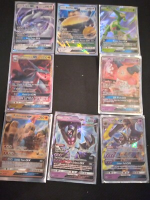 ebay pokemon gx cards Pokemon Cards Lot Of 9 GX , Secret Rare, Reverse, Holo