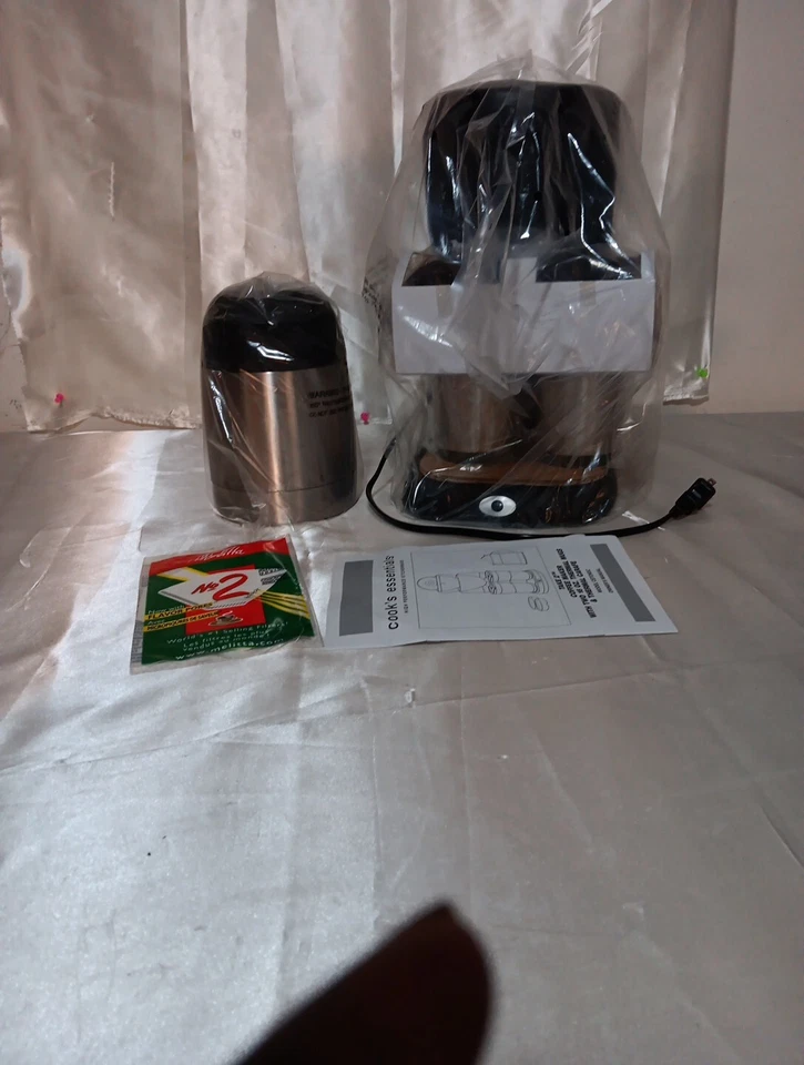 Cook's Essentials Take 2 Coffee Maker  w/ 2-16 Oz. Thermal Mugs & Coffee NIB - Image 2 of 4