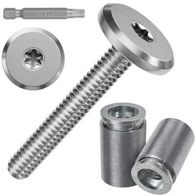 #ad 200Pcs Stainless Steel Hurricane Shutter Bolt and Anchor Kit 1 4quot; X 1 1 4 $128.99