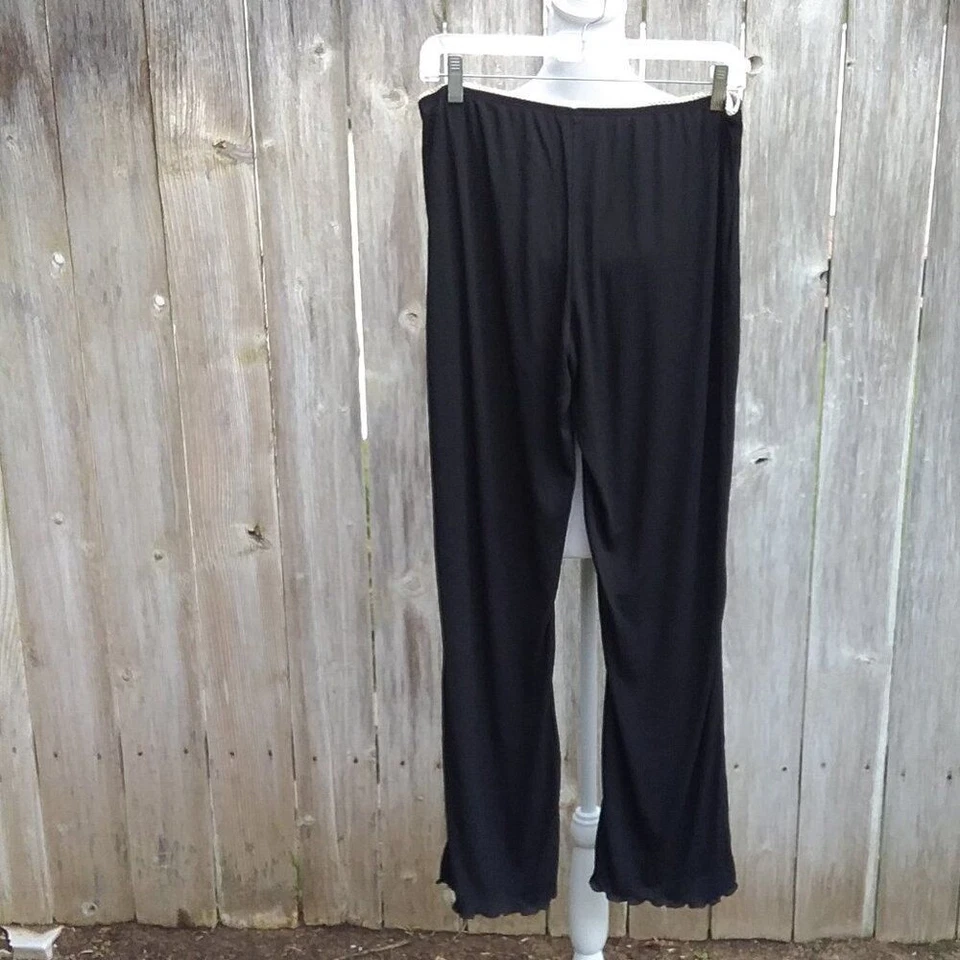 Xhilaration Women's Pajama Bottoms Black Pajama Knit XL NWOT Pull-on - Image 3 of 4