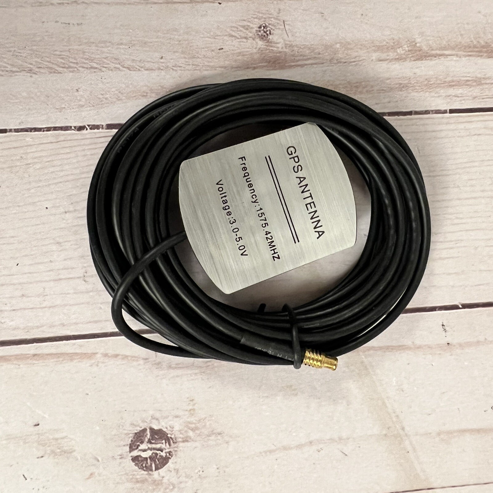 GPS SGS High Gain Amplified Mount Antenna 16.5ft Cable SMA