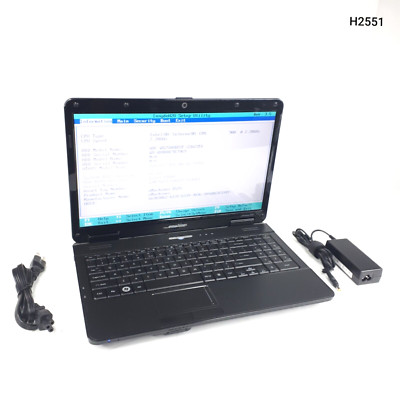 EMachines E525 15.6'' Laptop Celeron CPU 900 2GB 250GB Boot/BIOS No OS H2551