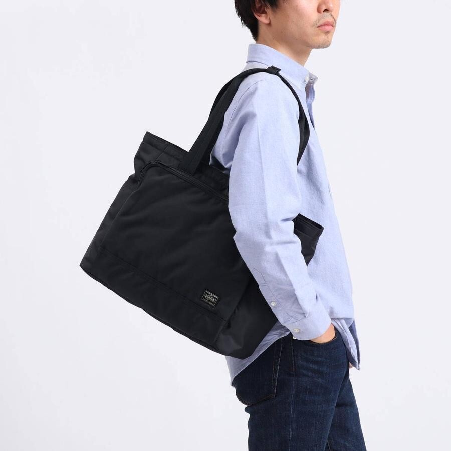 Yoshida Porter Flash Tote Bag Black 689-05948 Japan for sale