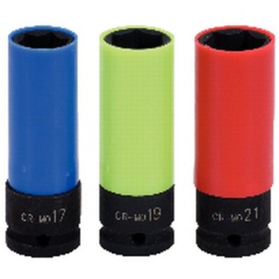 KS Tools 1/2'' Alufelgen Kraft-Stecknuss,lang,19mm, 515.1075