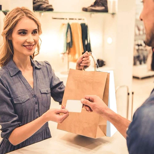 Bulk Kraft Paper Bags Gift Shopping Carry Craft Brown Retail Bag with Handles AU - Picture 9 of 11