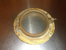 Vintage Brass Bronze WC Wilcox Crittenden 6" Porthole Window Marine Boat WC2b