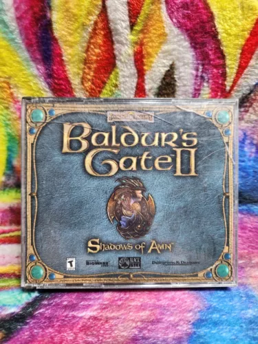 PC CD-ROM Baldur's Gate II - Shadows of Amn - D&D Themed RPG Game | Unused CDs!