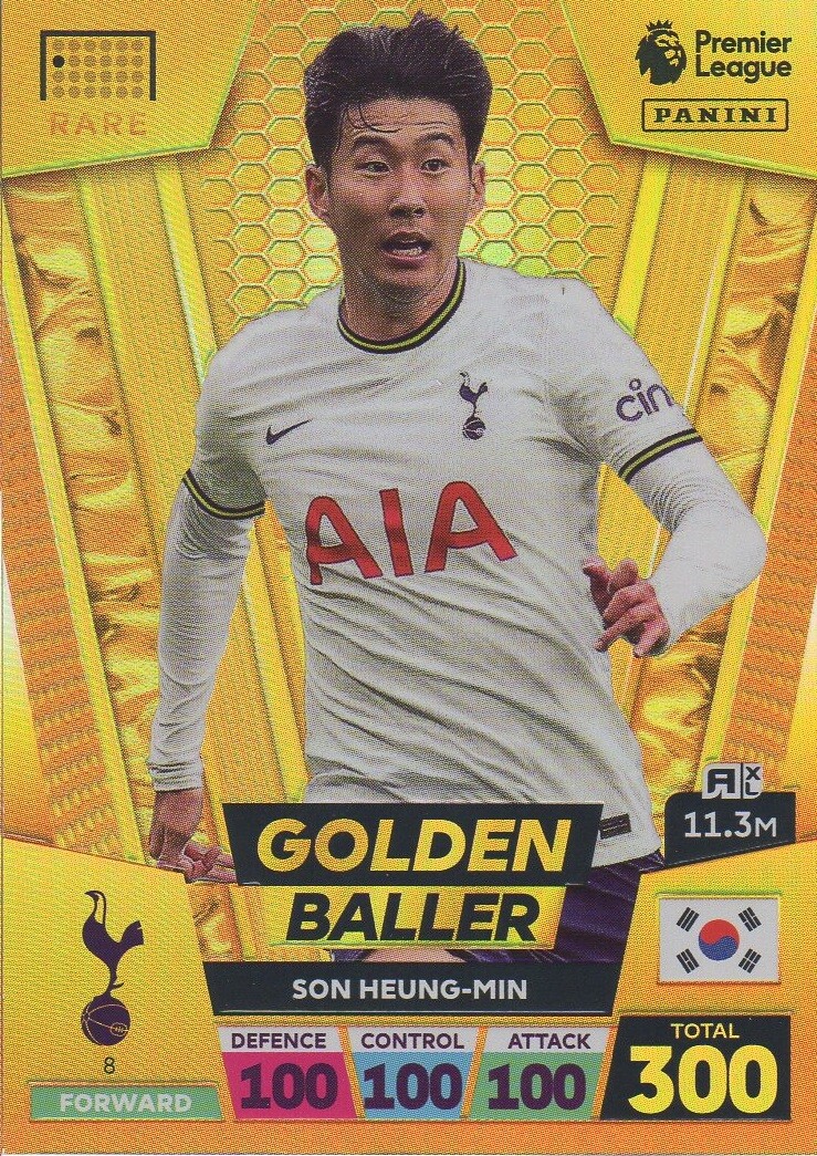 Panini Premier League 2023 Adrenalyn XL cards GOLDEN BALLERS and