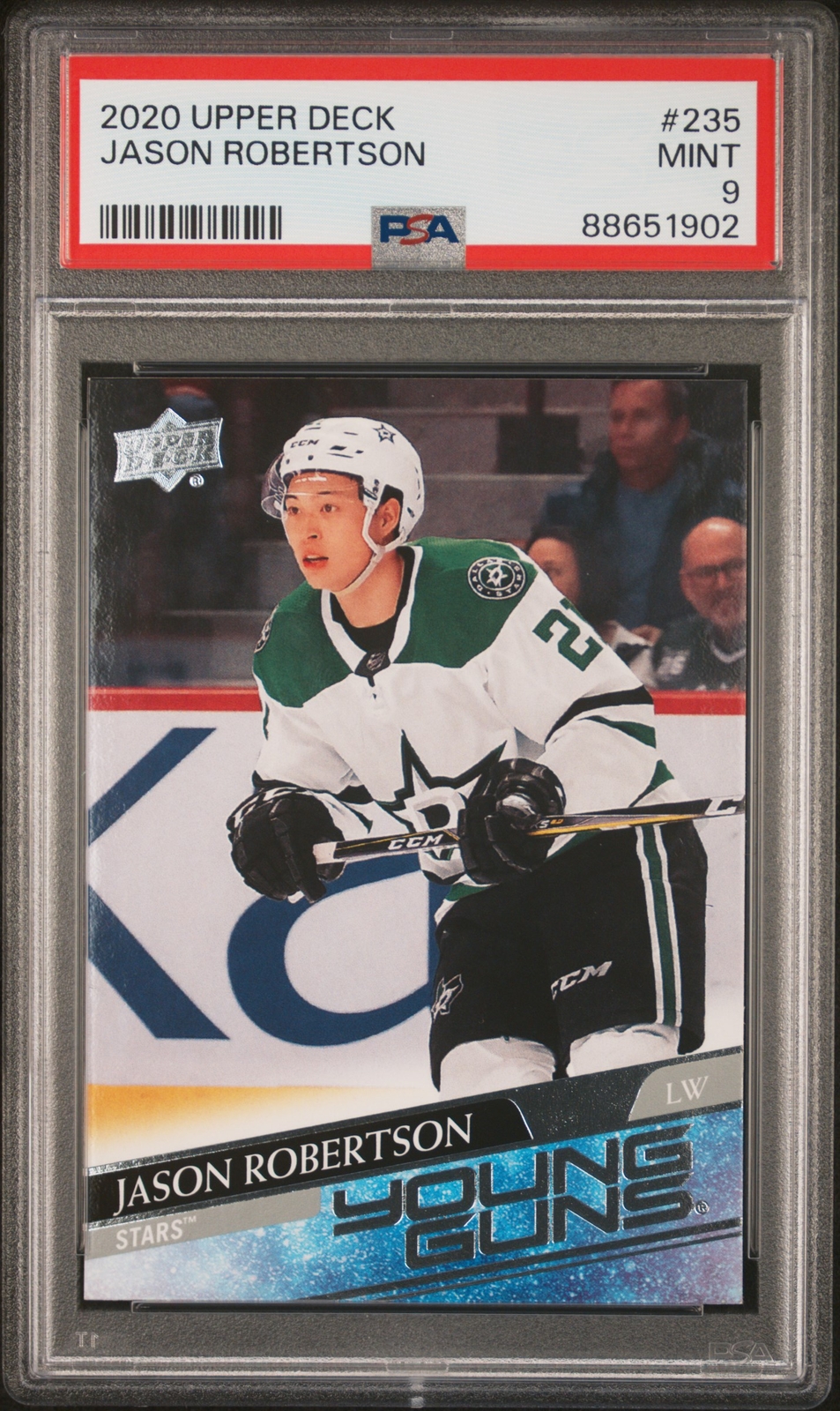 2020 Upper Deck Jason Robertson #235 PSA 9 Young Guns Rookie RC
