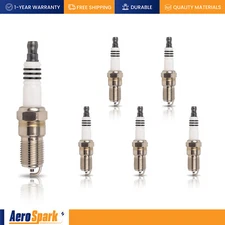 Set of 6 Spark Plugs for Buick Cadillac Chevrolet GMC Ford Replaces 3951 TR55