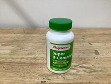 WALGREENS SUPER B COMPLEX 200 TABLETS EXP 11/26