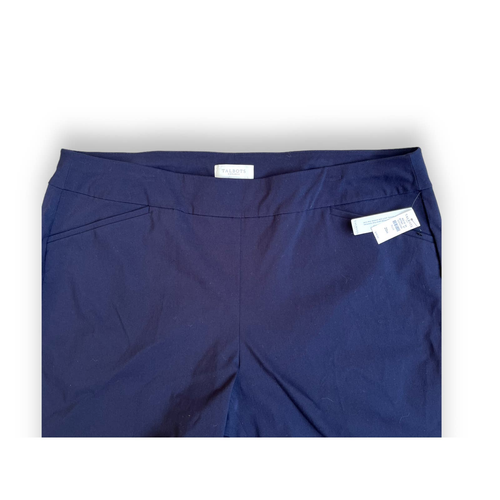 Talbots EVERYDAY Stretch Straight Leg Pull-On Pants | Plus 20W, Navy Blue NWT$80 - Picture 8 of 9