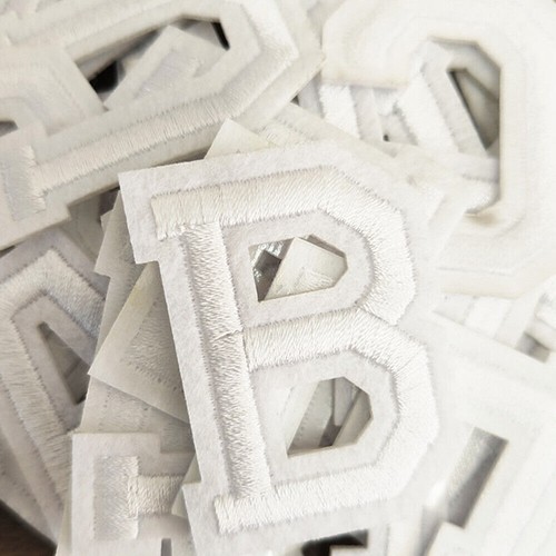 26pc A-Z Alphabet Letter Embroidered Patch Badge Sew Iron On Applique DIY Sewing - Picture 3 of 68