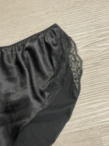 Vintage Victorias Secret Silky Satin Lingerie Flutter Panty Medium - Picture 2 of 4